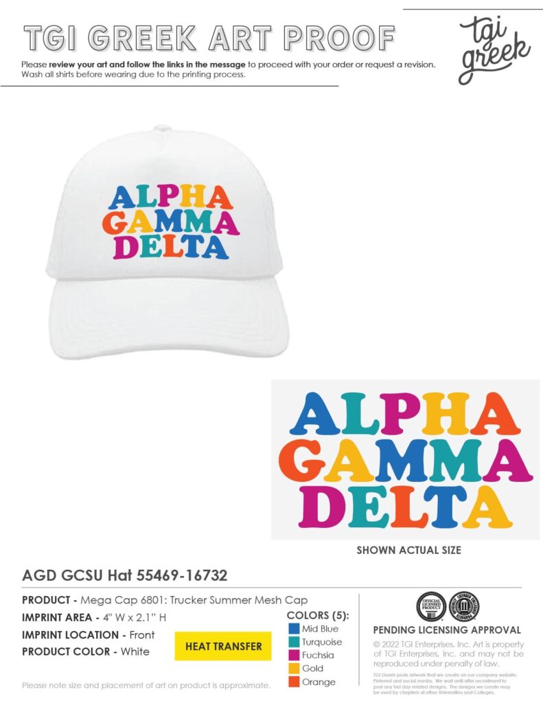 Alpha Gamma Delta Hat